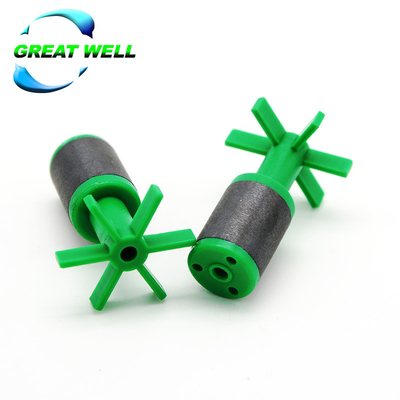 Círculo personalizado Ring Magnets da ferrite, rotor magnético ROHS da bomba de água do ODM
