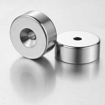 Round N42 N50 N52 Neodymium Disc Magnets Coil Shaped ROHS